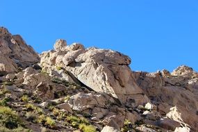 panorama of mountains in chile on a sunny day