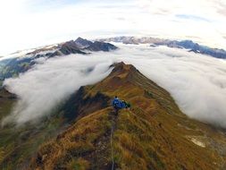 Beautiful landscape of the beautiful mountains in Austria