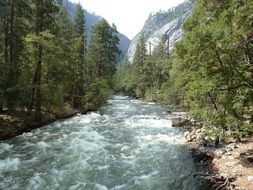 river in Yosemite national park