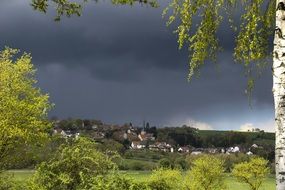 Landscape Picture of the village