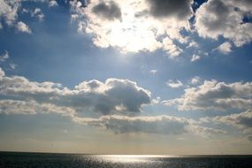 Clouds on a sky