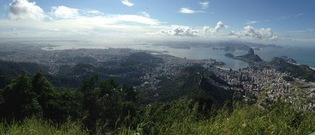 remote view of the picturesque rio de janeiro