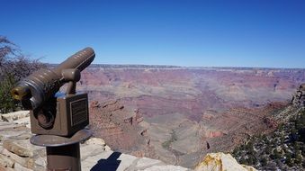 binoculars, grand canyon the national park of Arizona