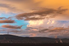 dramatic storm view