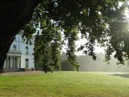 Landscape of Park in Late Summer