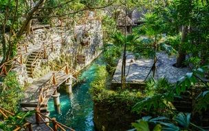 Landscape of cancun in Mexico