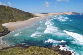 Waves on beautiful Beach