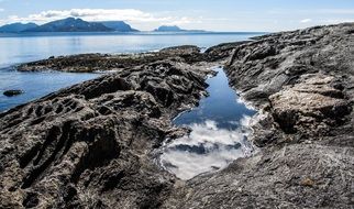 Rock coast Sea Nature Landscape
