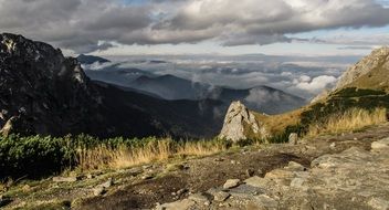 Mountains Landscape cloud Sky view