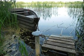 boat on Lake, Poland, Olsztyn