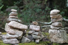 Corsica Stones in nature