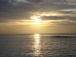 sunset in runaway bay