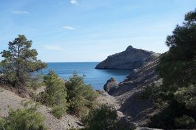 Landscape of Crimea mountains