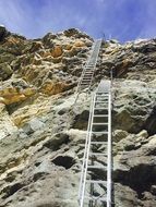 high cliff staircase