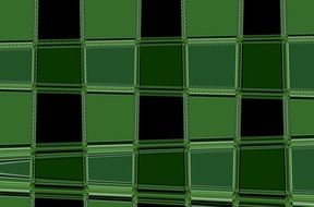 Abstract Green black Color Graphic Bio