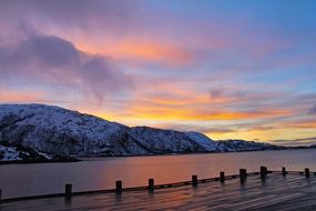 sunset Kvaløysletta Norway