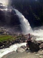 krimml waterfalls in Austria