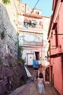 lanes in the city of Sorrento, Italy