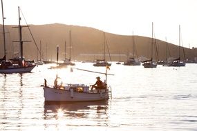 yachts in the bay of Mallorca