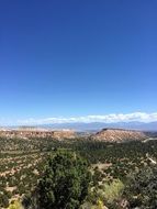 Landscape of the Los Alamos hills