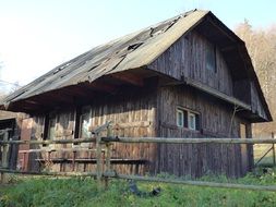 wooden cottage in poland