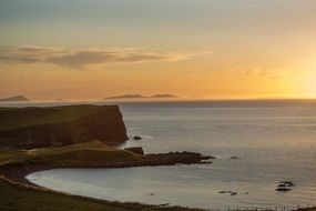 cliff on the waternish coast