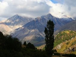 Sayram Mountain Peak at summer, kazakhstan, Shymkent