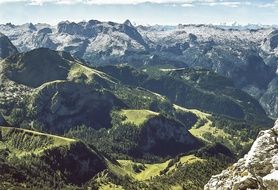 Hagengebirge - mountain range of the Berchtesgaden Alps