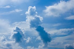 voluptuous white clouds