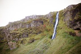 famous waterfall in Iceland