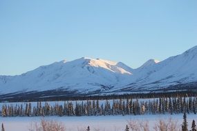 snowy landscapes of alaska