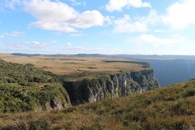 panoramic view of the gaucho mountains on a sunny day