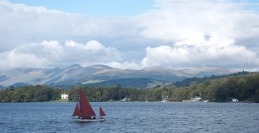 Landscape of lake district