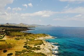 picturesque mediterranean coastline, italy, Sardinia