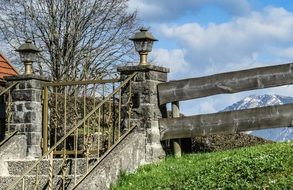 wrought iron garden gates