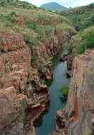panoramic view of Drakensberg canyon in South Africa