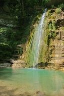 streem Waterfall Mountains