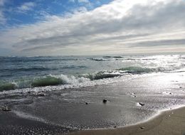 ocean sand beach in Oregon