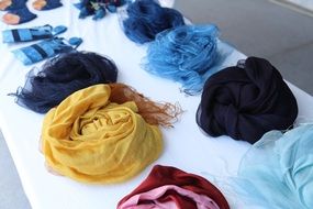 scarves made of natural fabrics