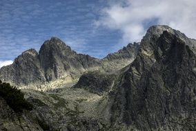 Slovakia Tatry Mountain sea Landscape