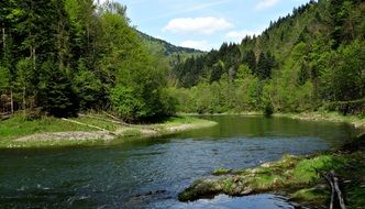 picturesque landscapes on the River Pieniny