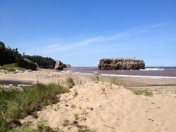 New Brunswick Coast at Atlantic ocean