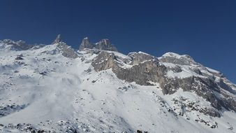 three peaks of Drusenfluh