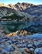 Tatry Mountains and Black Pond