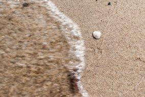 sand surf of the Baltic Sea