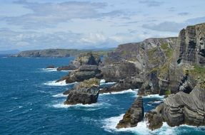 rocky coast of the Atlantic Ocean