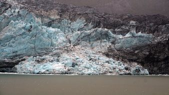 photo of a glacier in Alaska