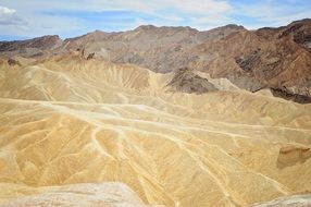 scenic view of the death valley