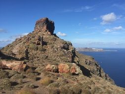 Landscape of cape skaros in Greece