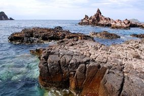 stone sea coast